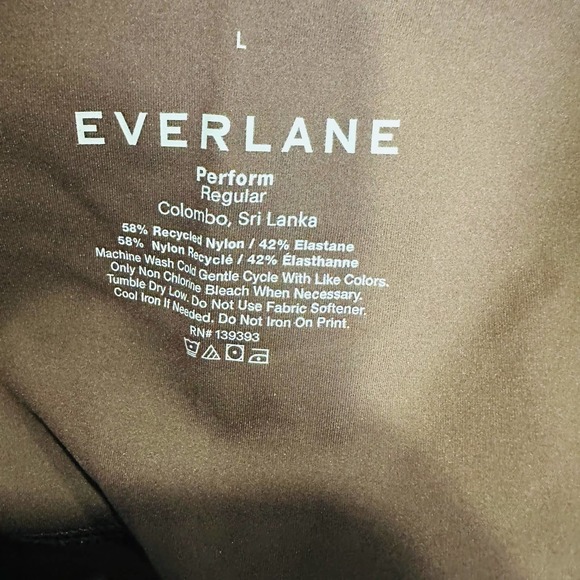 Everlane NWT The Perform High Rise Gym Yoga Fitted Legging Chocolate Siz… - Picture 6 of 7